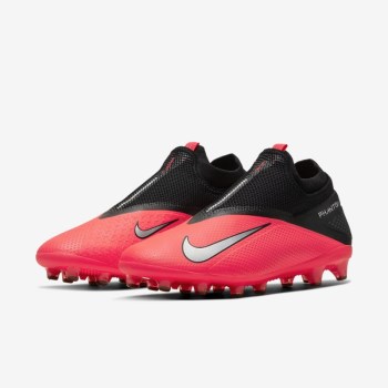 Nike Phantom Vision 2 Pro Dynamic Fit AG-PRO - Férfi Focicipő - Piros/Fekete/Metal Titán